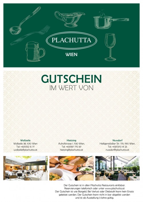 Value Voucher Plachutta Restaurants